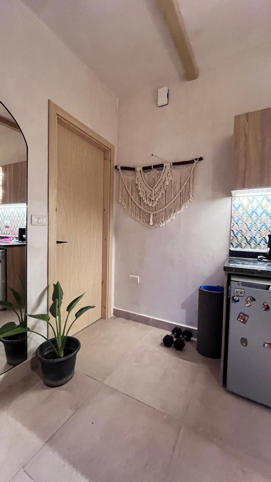 דירות Giza Boho Getaway With Pyramids View & Jacuzzi מראה חיצוני תמונה